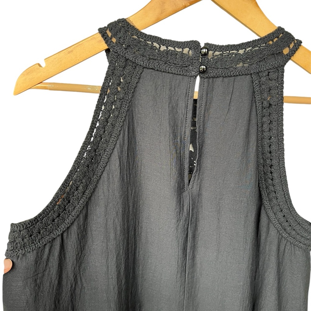 BTFBM black crochet shift Dress - Picture 8 of 12